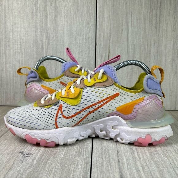 Nike React Vision White Running Athletic Sneaker Shoe ci7523-003 Women Size 7.5 - Picture 10 of 10